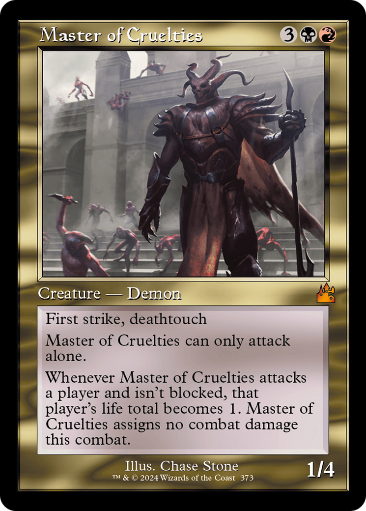 Master of Cruelties (Retro Frame) (RVR-373) - Ravnica Remastered