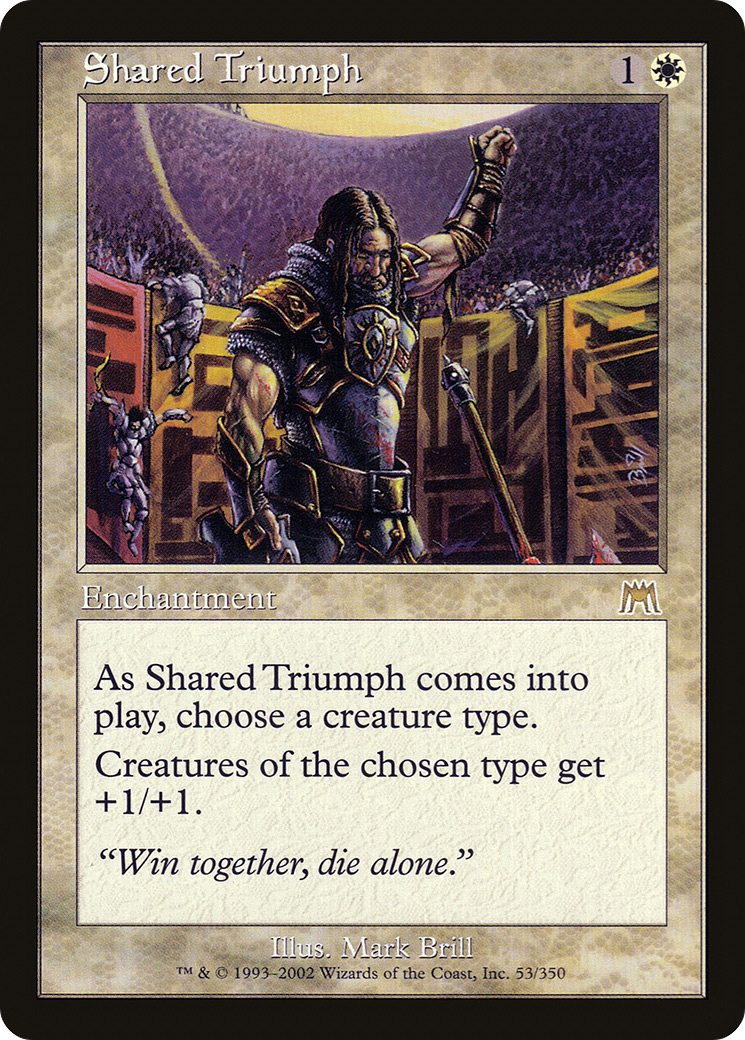 Triomphe partagé (ONS-053) - Onslaught Foil 