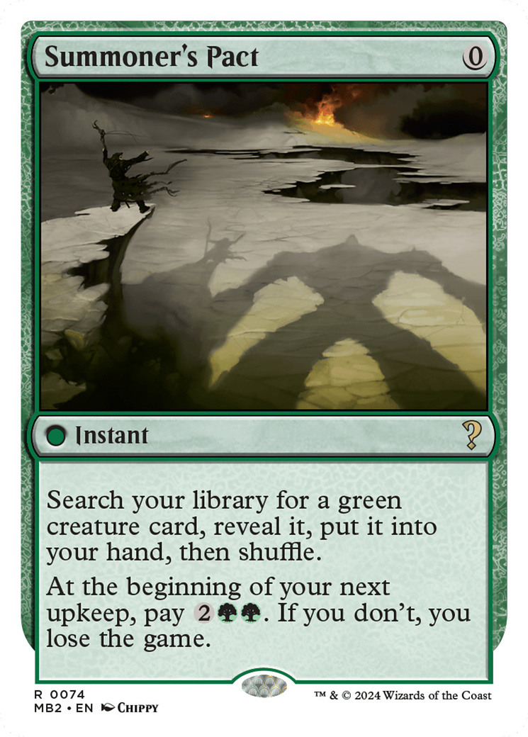 Pacte de l'invocateur (MB2-074) - Mystery Booster 2 