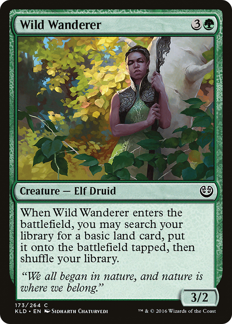Vagabond sauvage (KLD-173) - Feuille de Kaladesh 