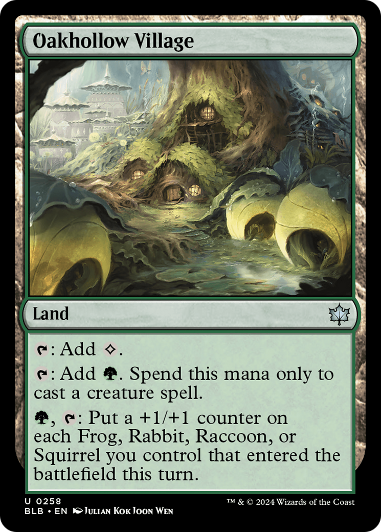 Village d'Oakhollow (BLB-258) - Bloomburrow 