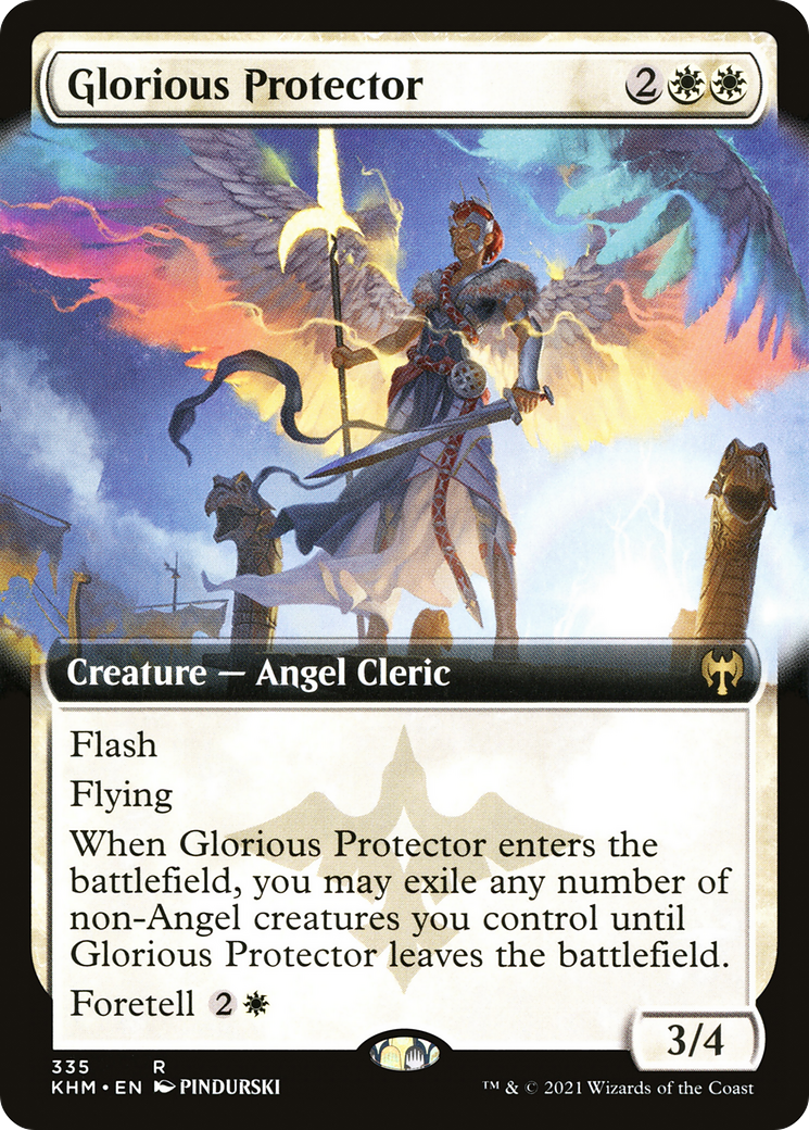 Protecteur Glorieux (KHM-335) - Kaldheim : (Extended Art) Foil 