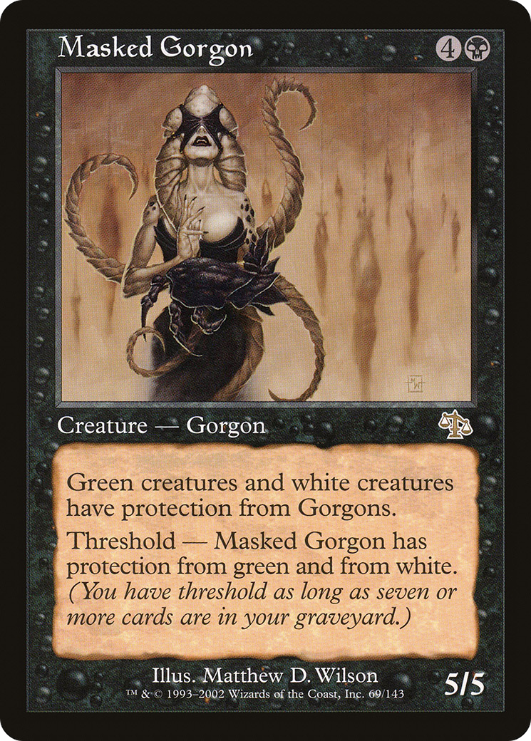 Gorgone masquée (JUD-069) - Jugement 