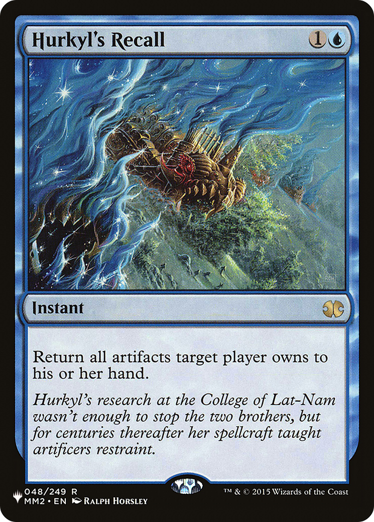 Hurkyl's Recall (LIST-MM2-48) - The List