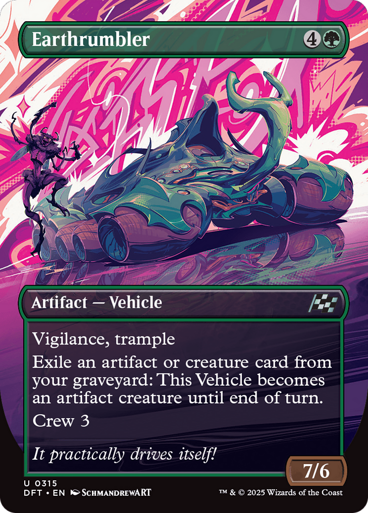 Earthrumbler (sans bordure) (-315) - Feuille d'Aetherdrift