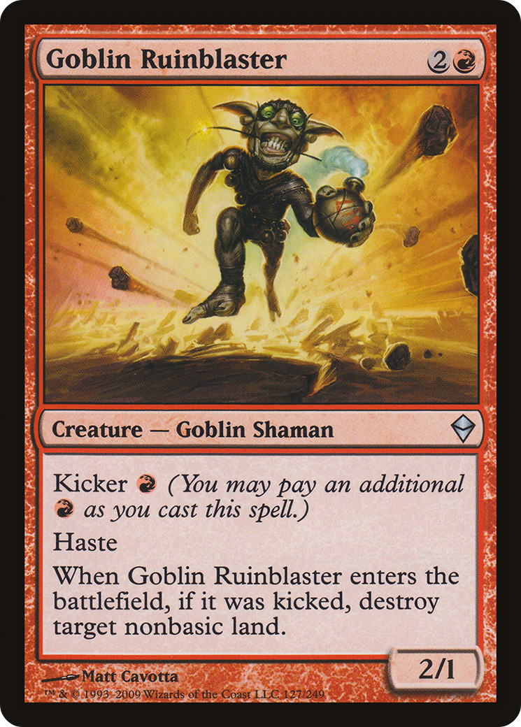 Lance-ruines gobelin (ZEN-127) - Zendikar 