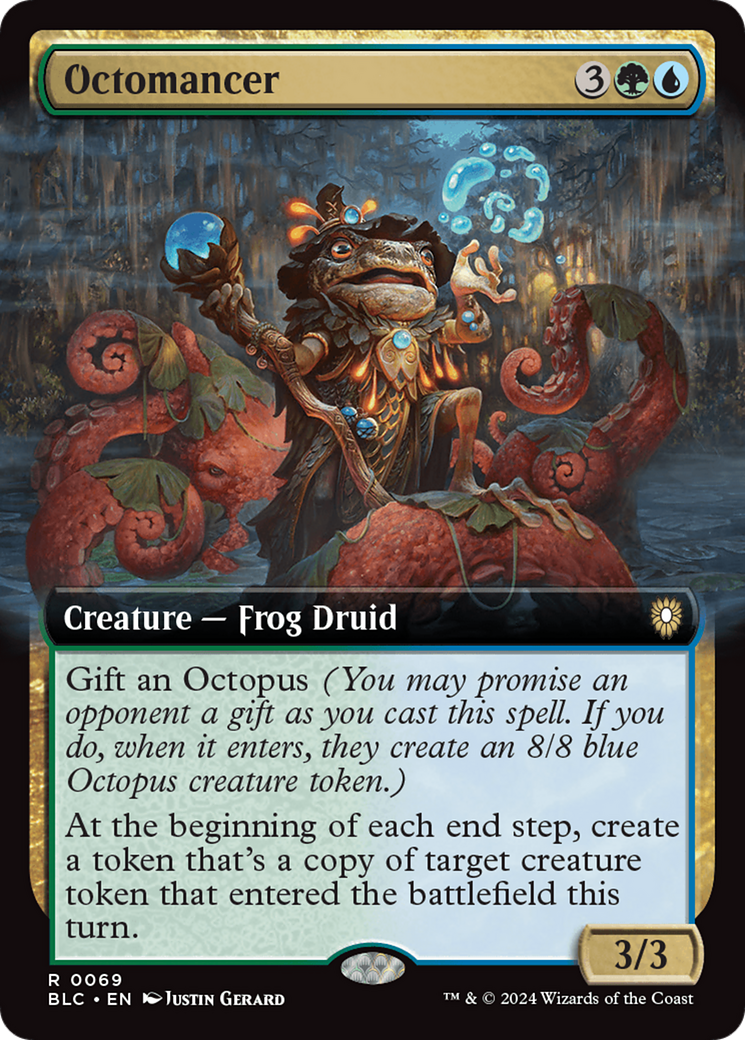 Octomancer (BLC-069) - Bloomburrow Commander: (Extended Art)