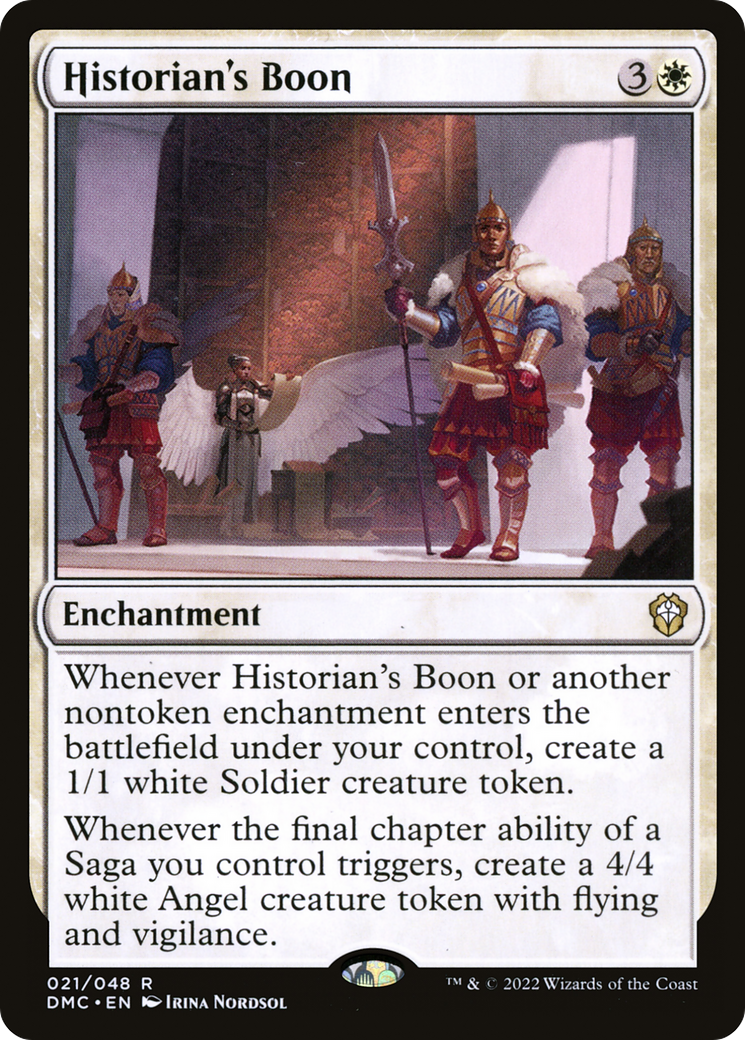 Don de l'historien (DMC-021) - Commandant uni de Dominaria 