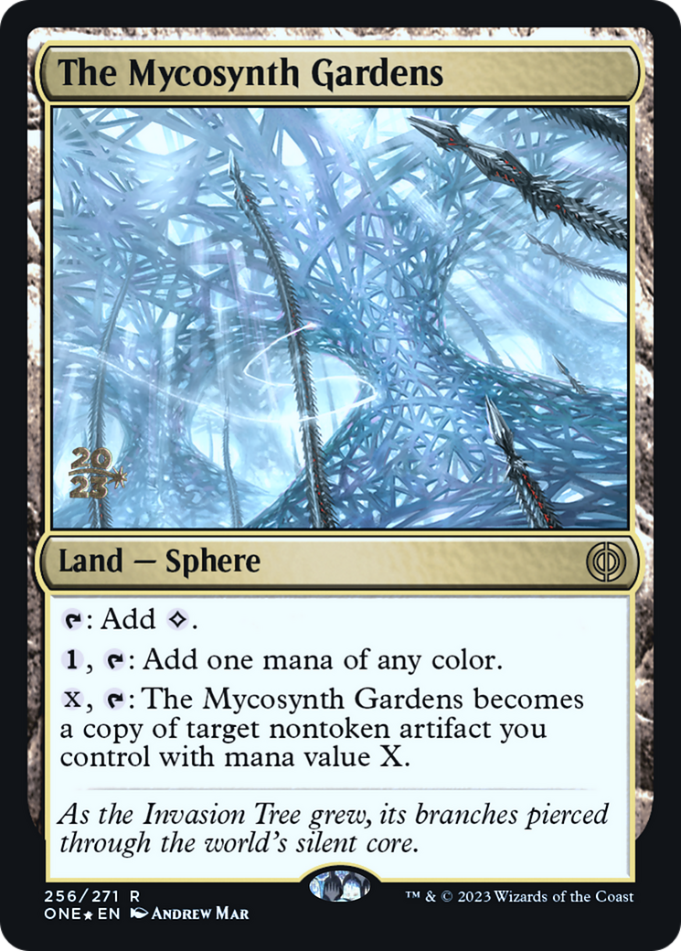 The Mycosynth Gardens (PRE-256S) - Phyrexia: All Will Be One Promos Foil