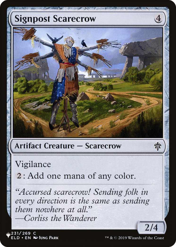 Signpost Scarecrow (LIST-ELD-231) - The List