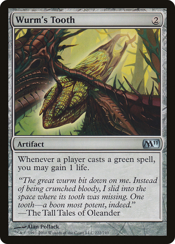 Wurm's Tooth (M11-222) - Magic 2011 Foil