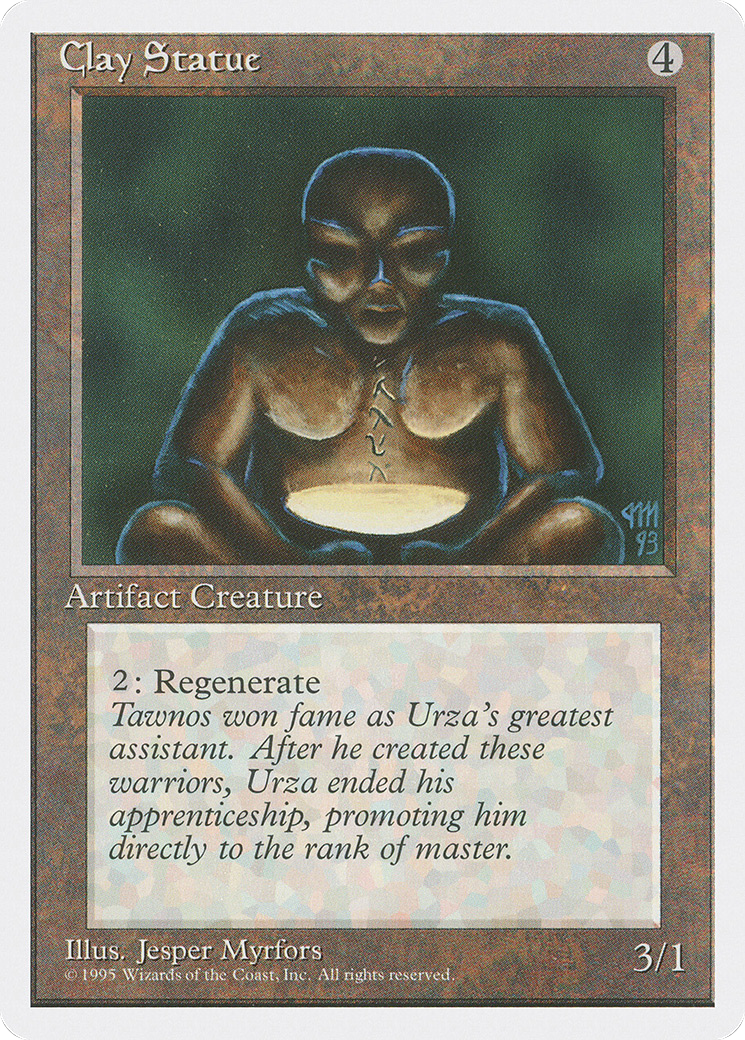 Statue d'argile (4ED-305) - Quatrième édition