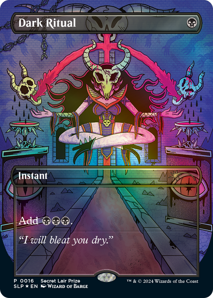 Dark Ritual (SLP-016) - Secret Lair Showdown (Borderless) Foil
