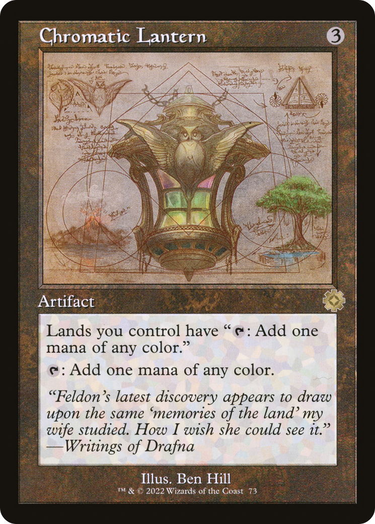 Chromatic Lantern (Schematic) (BRR-073) - The Brothers' War Retro Artifacts Foil