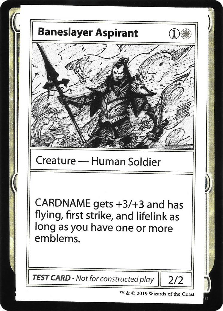 Aspirant Tueur de Baneslayer (CMB2-003) - Cartes de test Mystery Booster 2021 