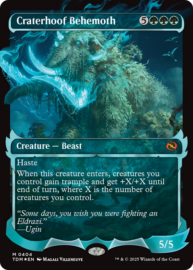 Béhémoth sabot-cratère (présentation) (TDM-404) - Tarkir : Dragonstorm Foil