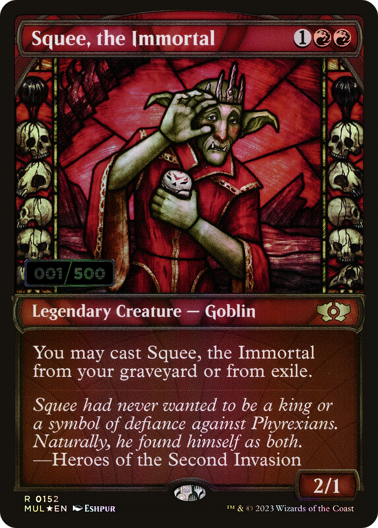 Squee, the Immortal (Serial Numbered) (MUL-152) - Multiverse Legends: (Showcase) Foil