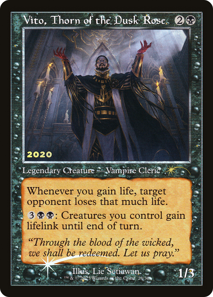 Vito, l'Épine de la Rose du Crépuscule (P30A-028) - Promotions de jeu 30e anniversaire 