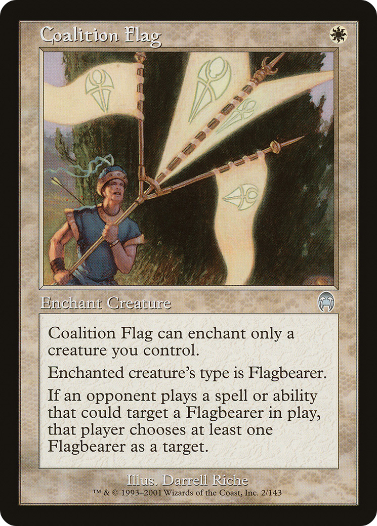 Drapeau de la coalition (APC-002) - Apocalypse Foil 