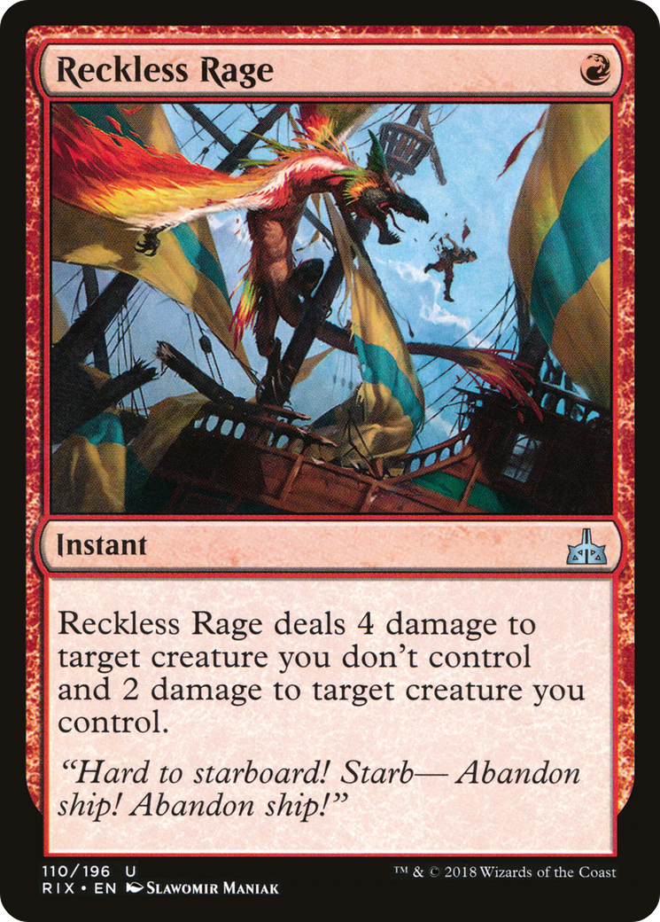 Reckless Rage (RIX-110) - Rivals of Ixalan