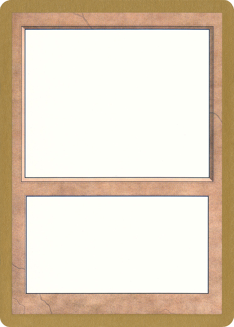 Blank Card (WCD-000) - World Championship Decks 1998