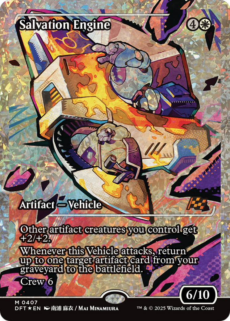 Moteur du Salut (Vitrine) (Fracture Foil) (-407) - Aetherdrift Foil 
