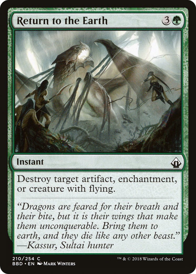 Retour sur Terre (BBD-210) - Battlebond Foil 