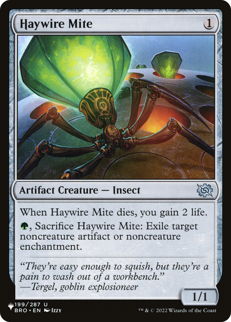 Haywire Mite (LIST-199/012) - The List