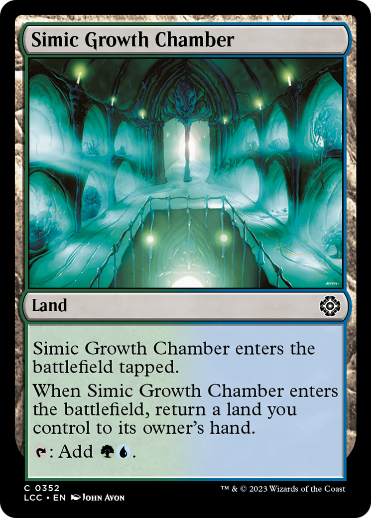Chambre de croissance Simic (LCC-352) - Les cavernes perdues d'Ixalan Commandant