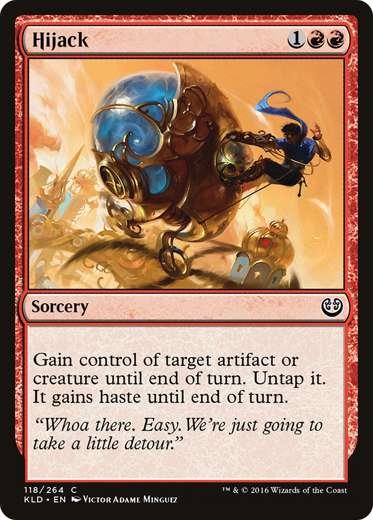 Détournement (KLD-118) - Feuille de Kaladesh 