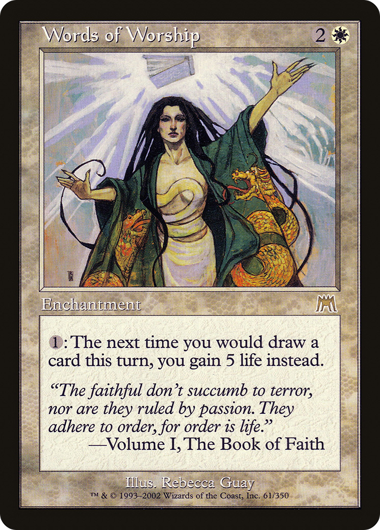 Paroles d'adoration (ONS-061) - Onslaught Foil 
