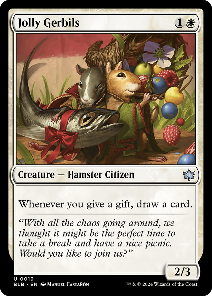 Gerbilles joyeuses (BLB-019) - Bloomburrow Foil 