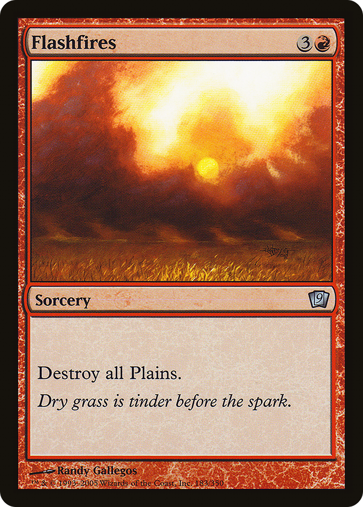 Flashfires (9ED-183★) - Ninth Edition Foil