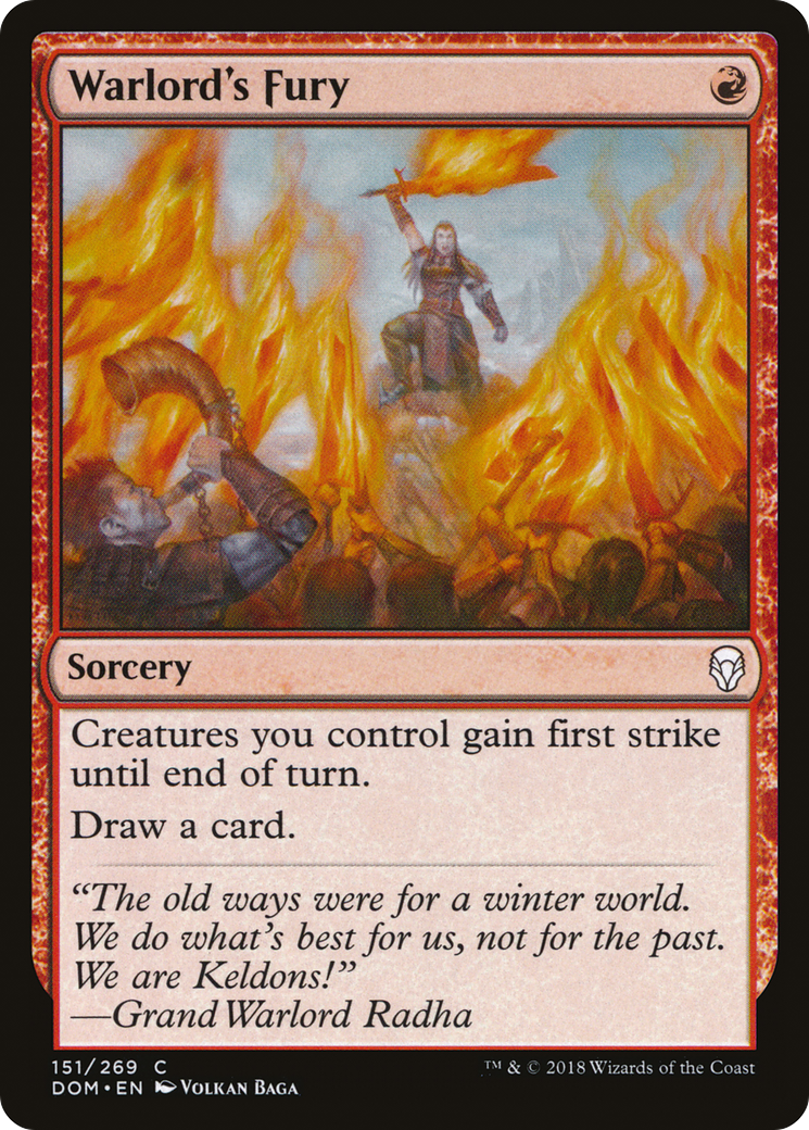 Fureur du seigneur de guerre (DOM-151) - Dominaria 