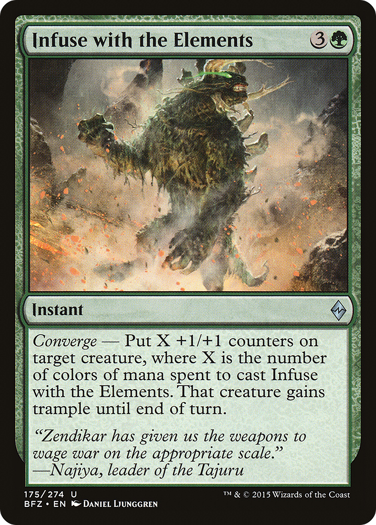Infuse with the Elements (BFZ-175) - Battle for Zendikar