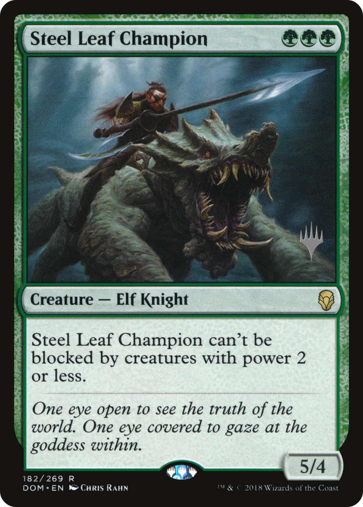 Steel Leaf Champion (PPM20-182) - Dominaria Promos