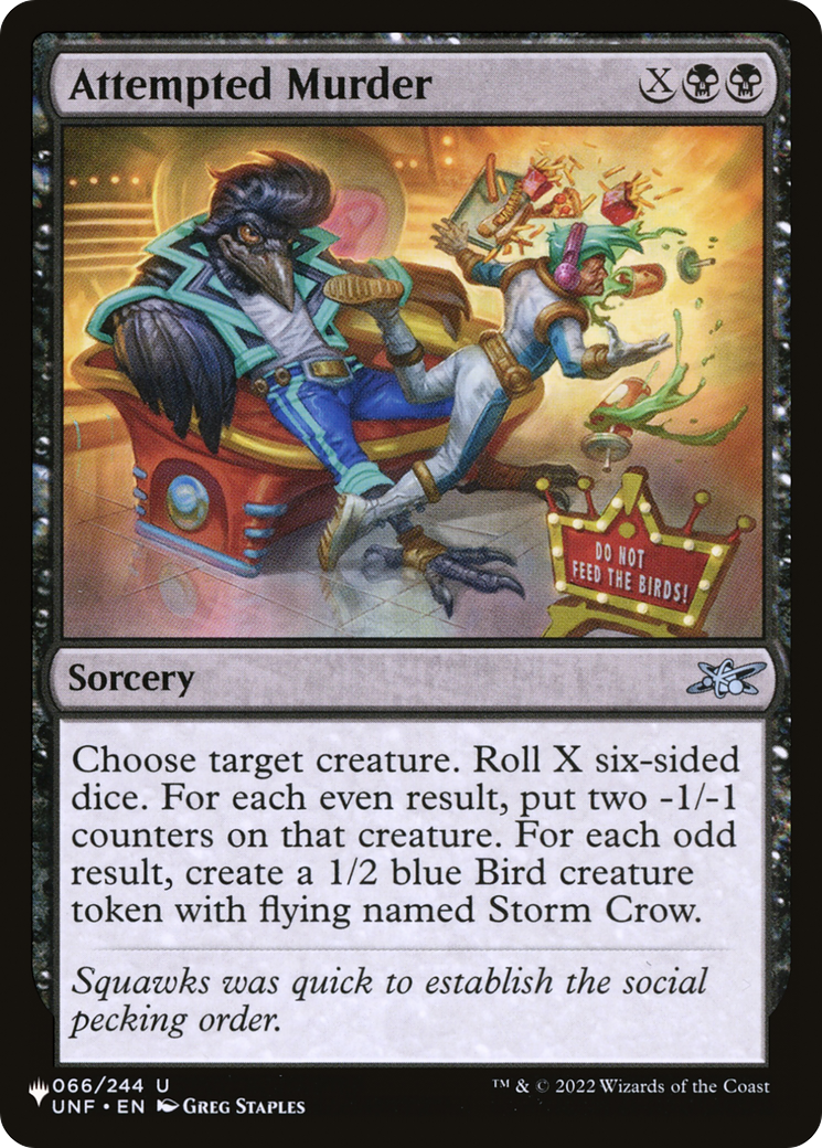 Attempted Murder (LIST-UNF-66) - The List