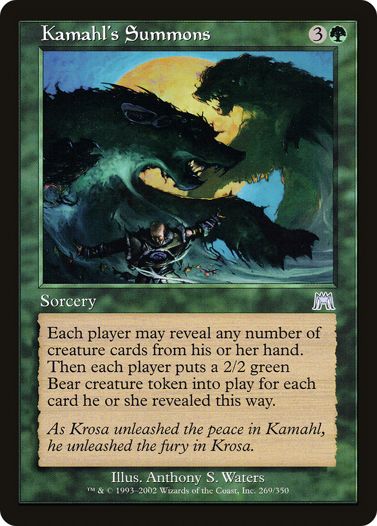 Invocation de Kamahl (ONS-269) - Onslaught Foil 