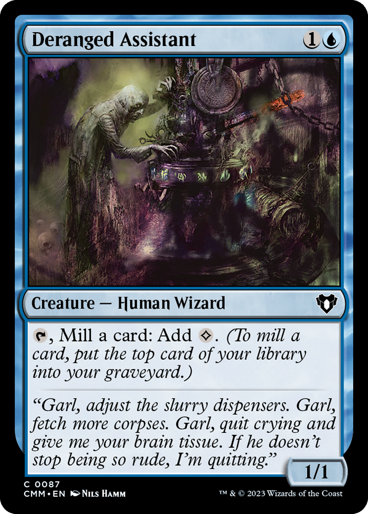 Deranged Assistant (CMM-087) - Commander Masters