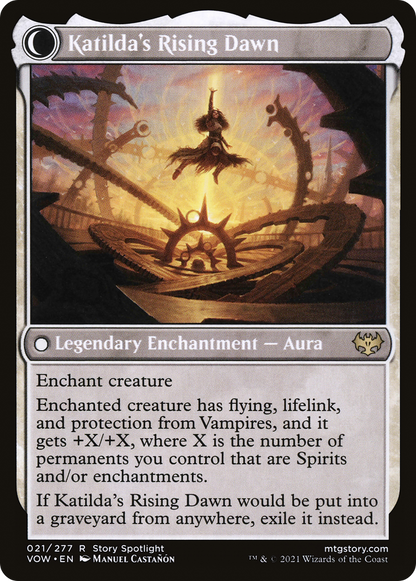 Katilda, Dawnhart Martyr (VOW-021) - Innistrad: Crimson Vow: (Double Faced Transform)