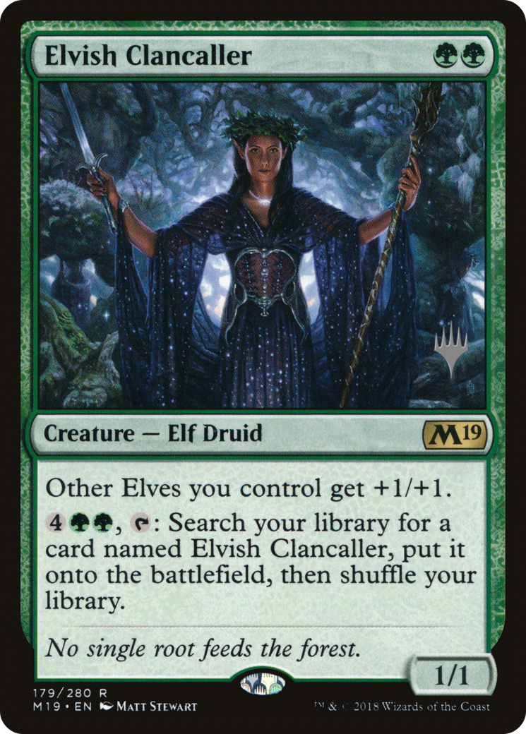 Elvish Clancaller (PPM20-179P) - Core Set 2019 Promos