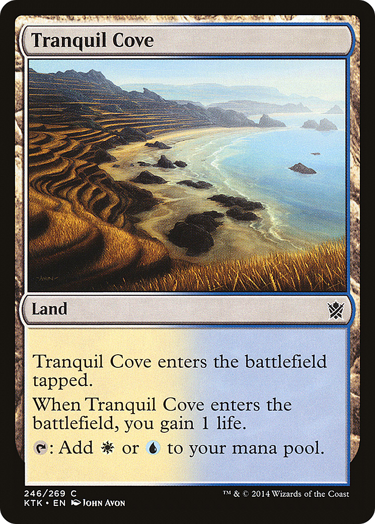 Tranquil Cove (KTK-246) – Les Khans de Tarkir 