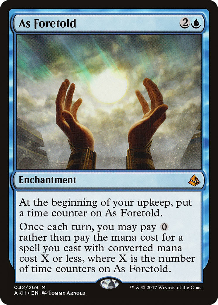 Comme prédit (AKH-042) - Feuille d'Amonkhet 