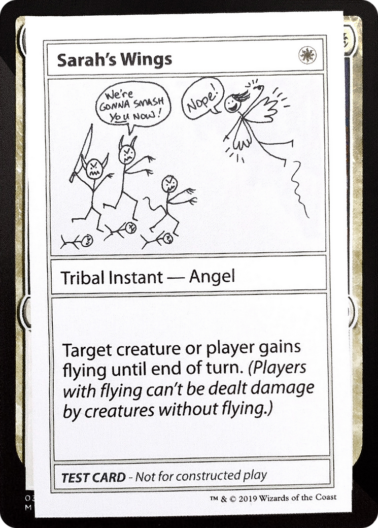 Sarah's Wings (No PW Symbol) (CMB1-) - Mystery Booster Playtest Cards 2021