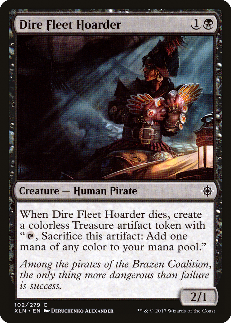 Dire Fleet Hoarder (XLN-102) - Ixalan Foil 