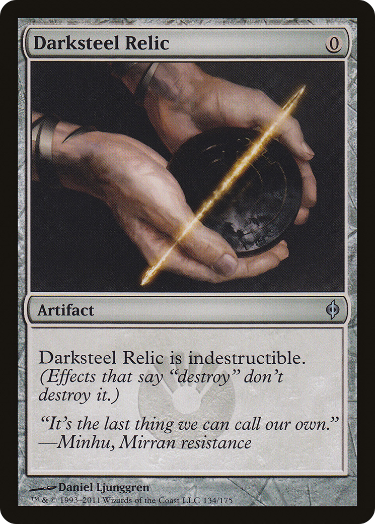 Relique en acier noir (NPH-134) - Nouvelle feuille Phyrexia 