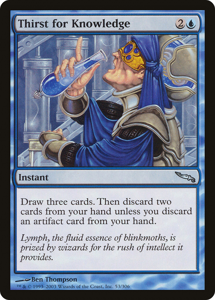 Soif de connaissance (MRD-053) - Mirrodin Foil 