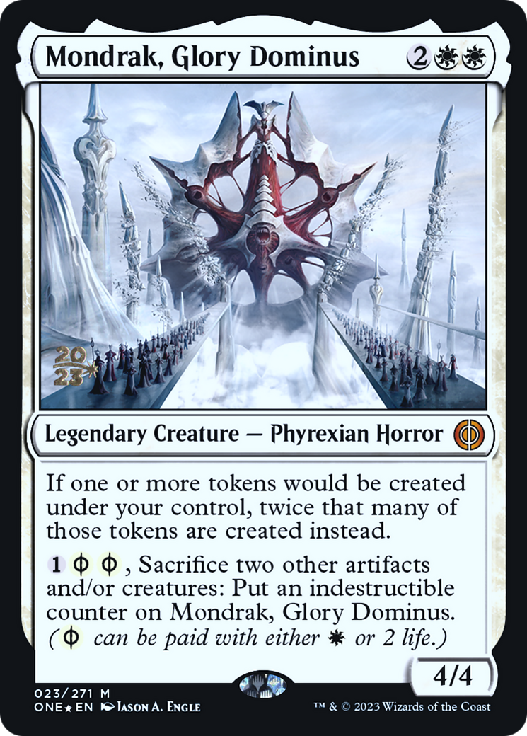 Mondrak, Glory Dominus (PRE-23S) - Phyrexia: All Will Be One Promos Foil