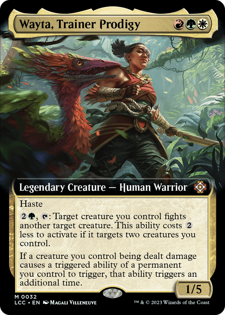 Wayta, Trainer Prodigy (Extended Art) (LCC-032) - The Lost Caverns of Ixalan Commander: (Extended Art) Foil