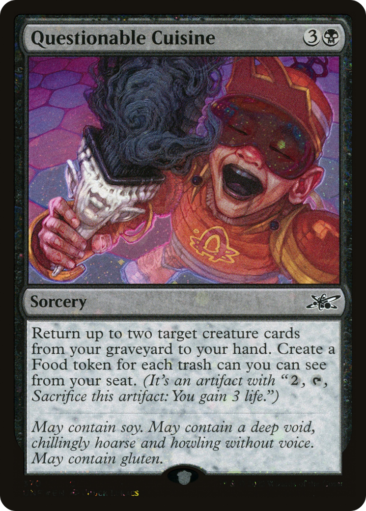 Questionable Cuisine (Galaxy Foil) (UNF-370) - Unfinity Foil